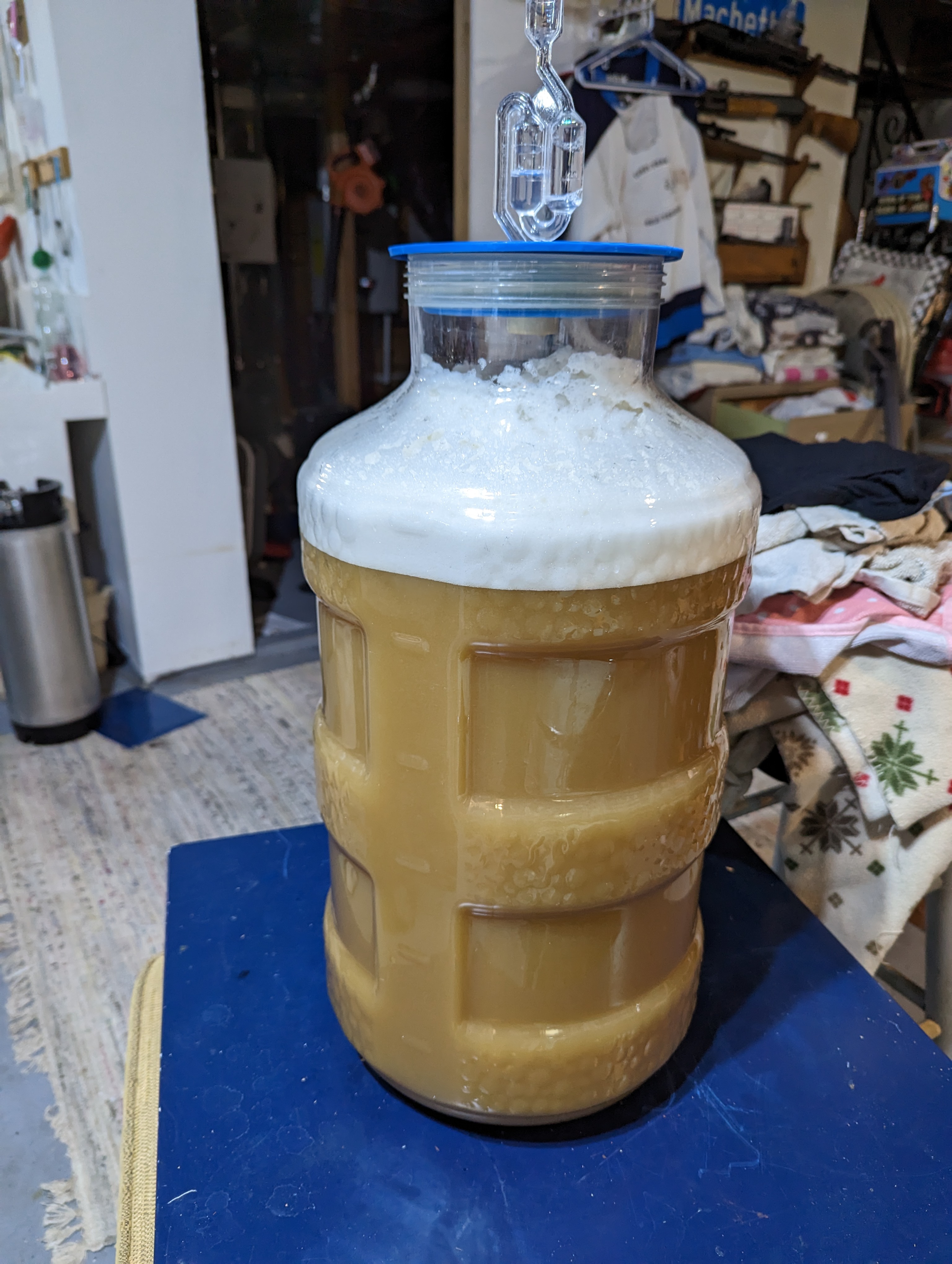 Fermenting in a carboy with airlock